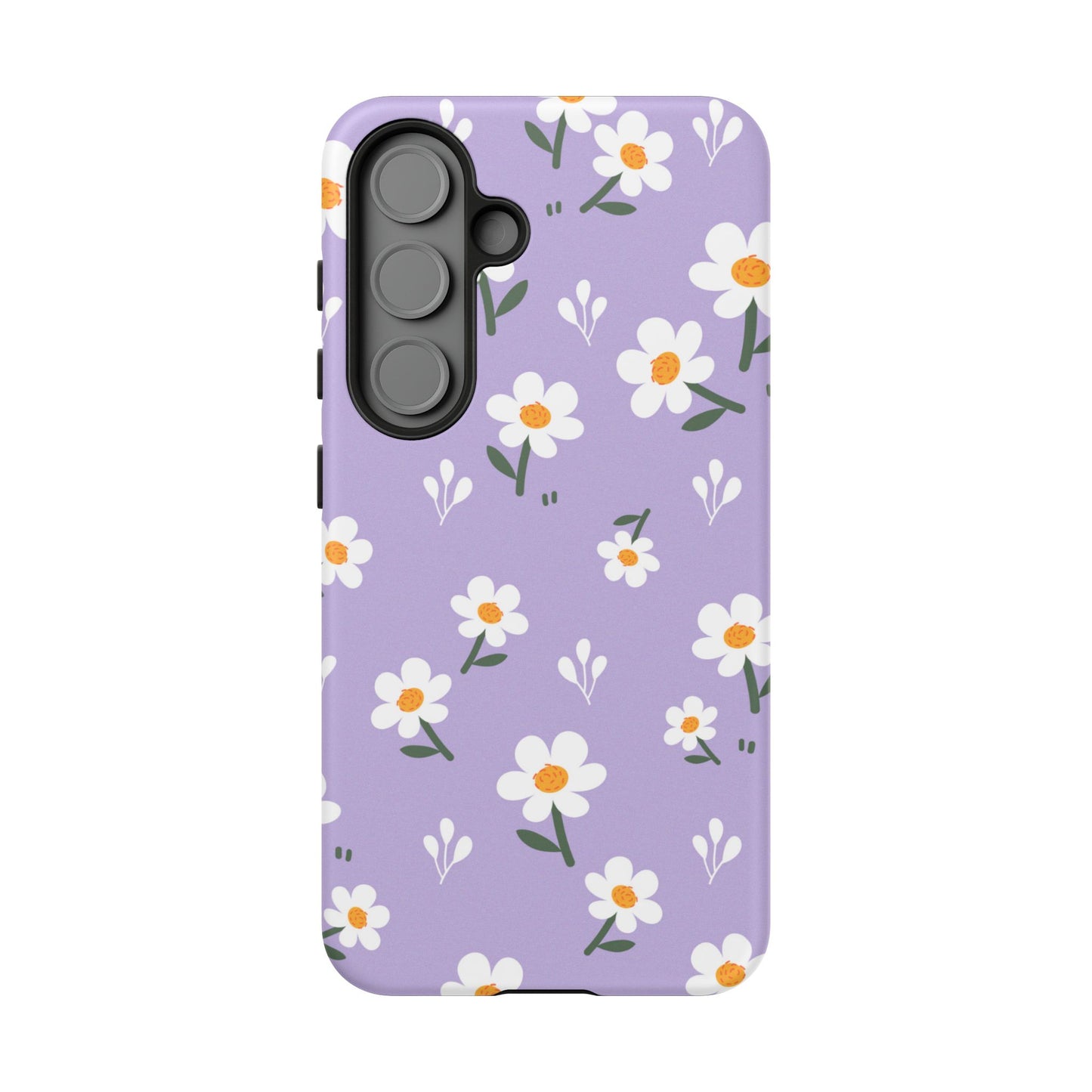 Copy of Purple Daisy Garden Samsung Galaxy Case – Soft Lavender Background, Shockproof Protection with Slim Fit