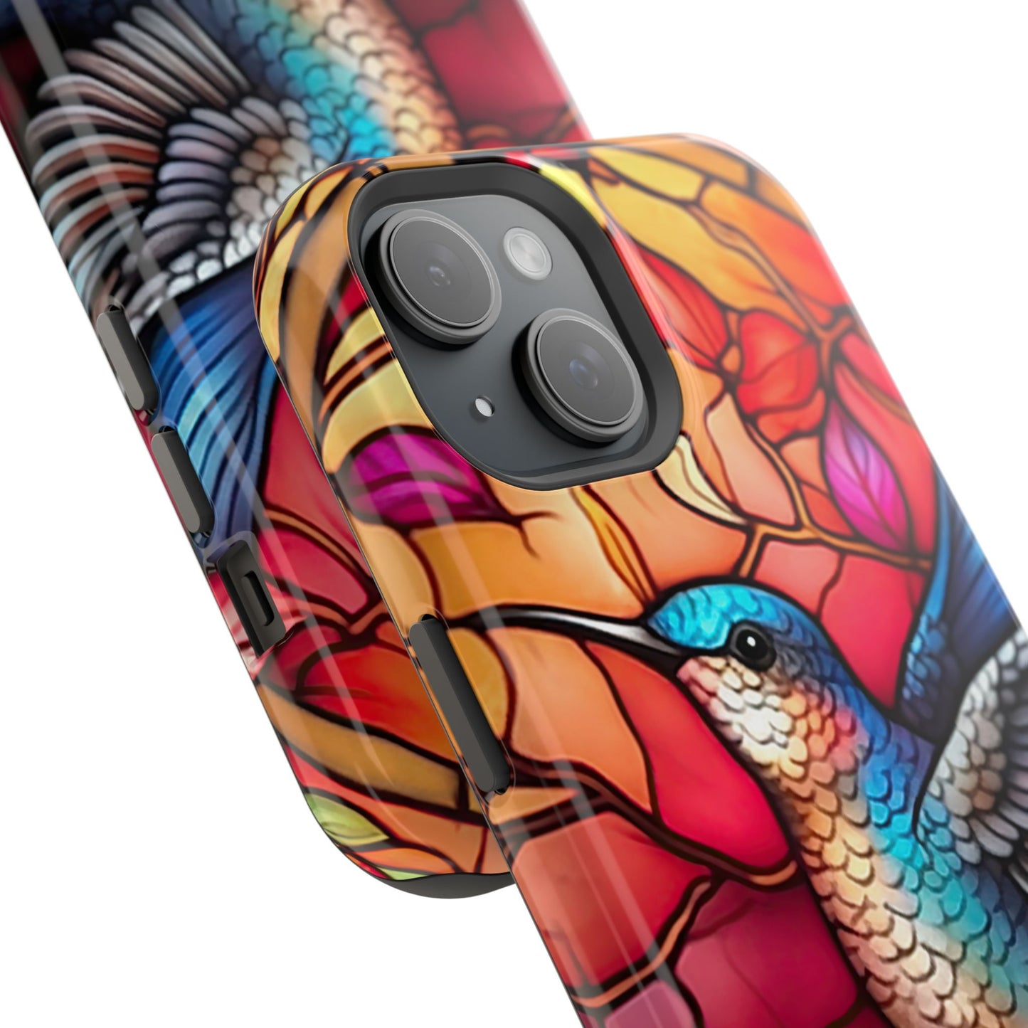 Radiant Multicolor Bird Artwork - MagSafe iPhone Case