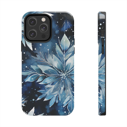 Winter’s Embrace – Blue Snowflake Samsung Galaxy Case