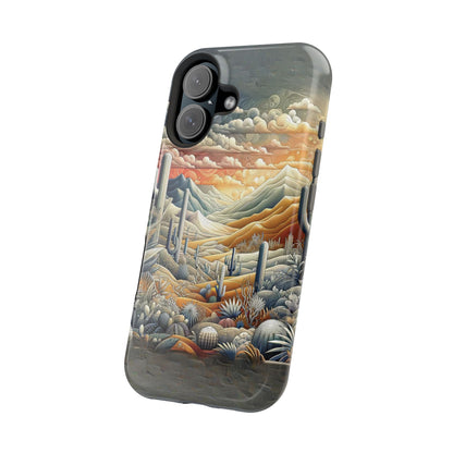 Rugged Elegance Cactus iPhone Case