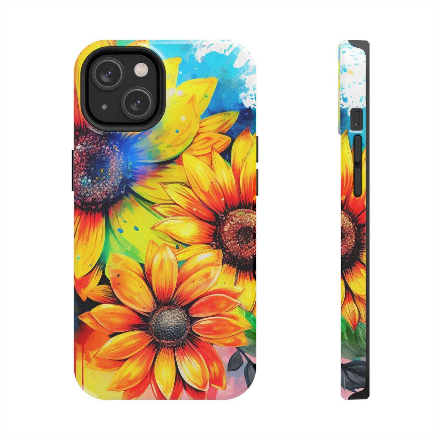 Vibrant Sunflower Splash - iPhone Series Case