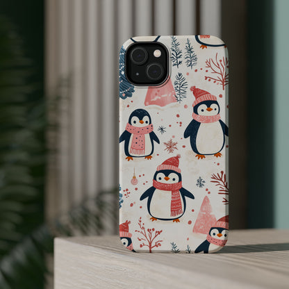 Penguin Paradise – Christmas Cheer MagSafe iPhone Case