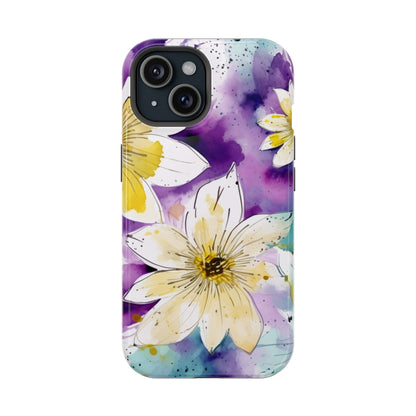 Abstract Floral Watercolor Splash - MagSafe iPhone Series Case