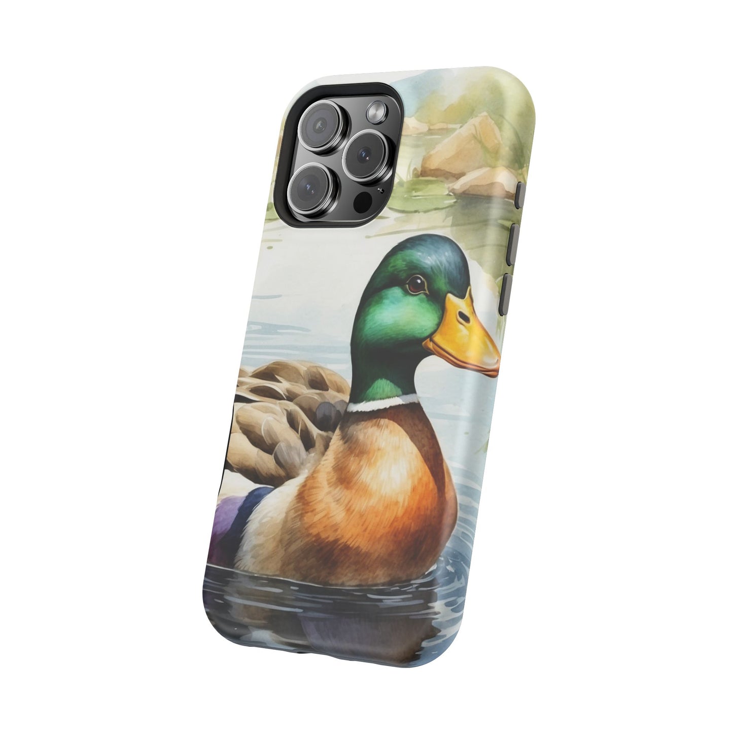 Serene Duck Reflection - MagSafe iPhone Case