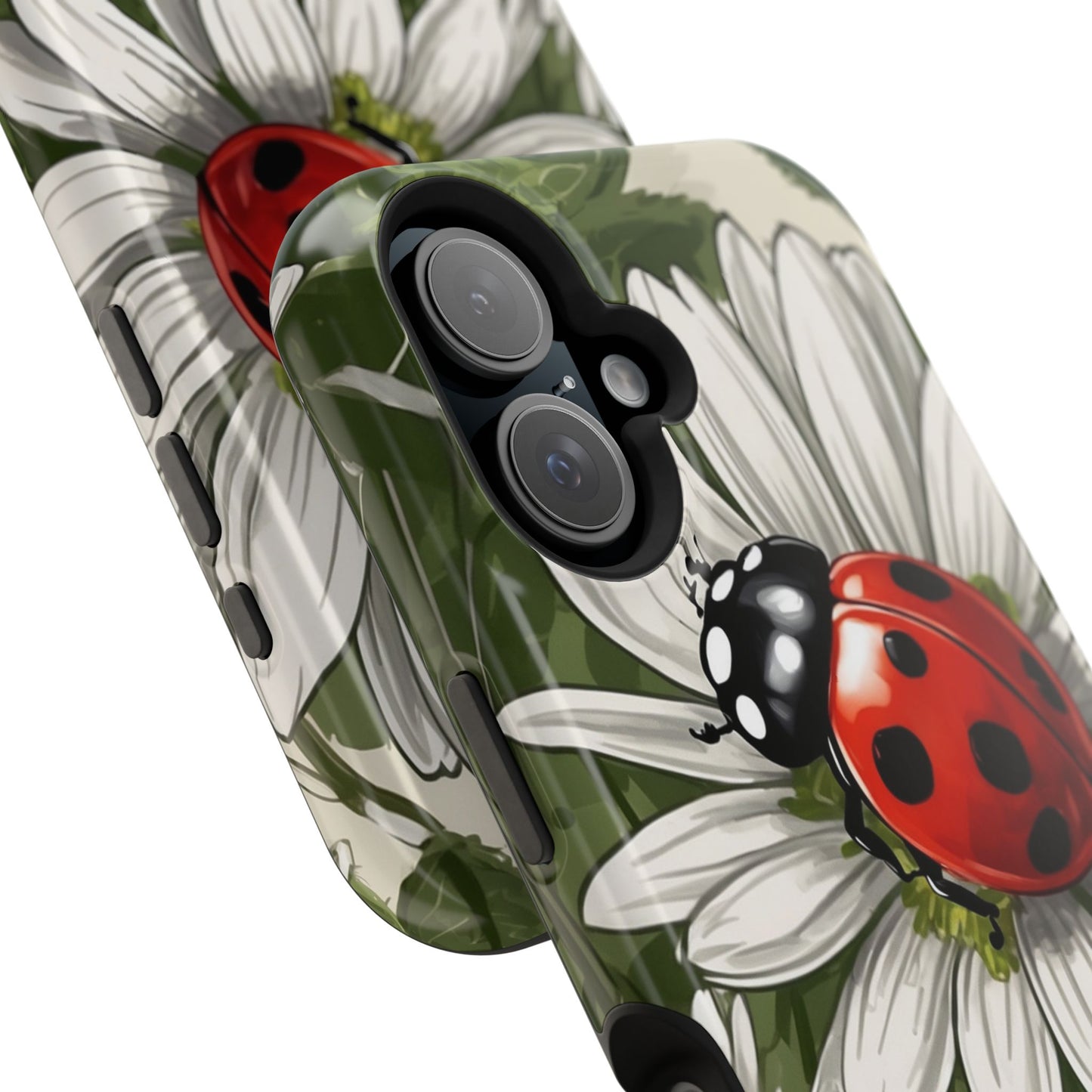 Ladybug & Daisy Garden Charm - MagSafe iPhone Case