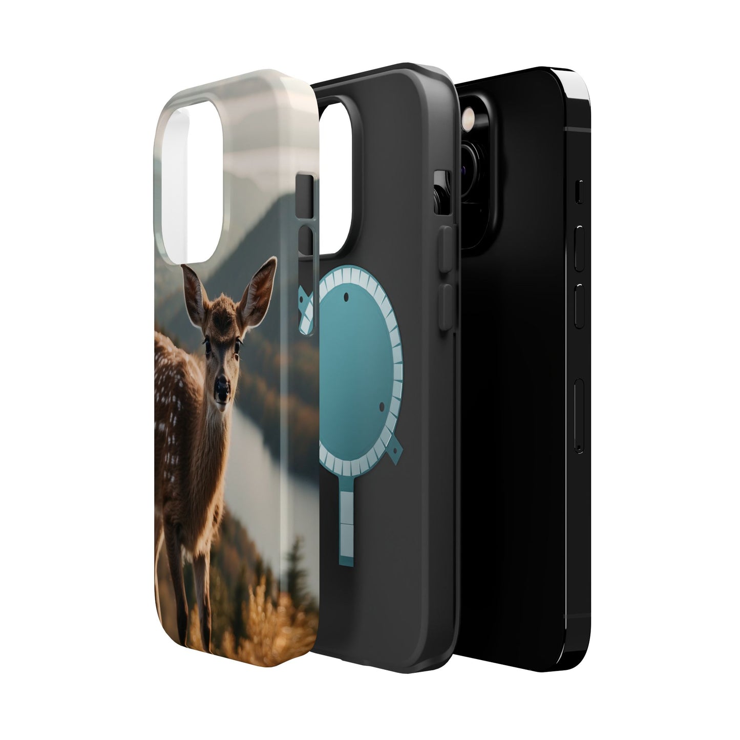 Whimsical Fawn in a Sunlit Forest MagSafe iPhone Case