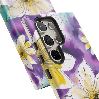 Abstract Floral Watercolor Splash - Samsung Galaxy Series Case