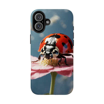 iPhone Case: Floral Ladybug Delight