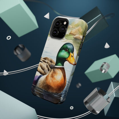 Serene Duck Reflection - MagSafe iPhone Case