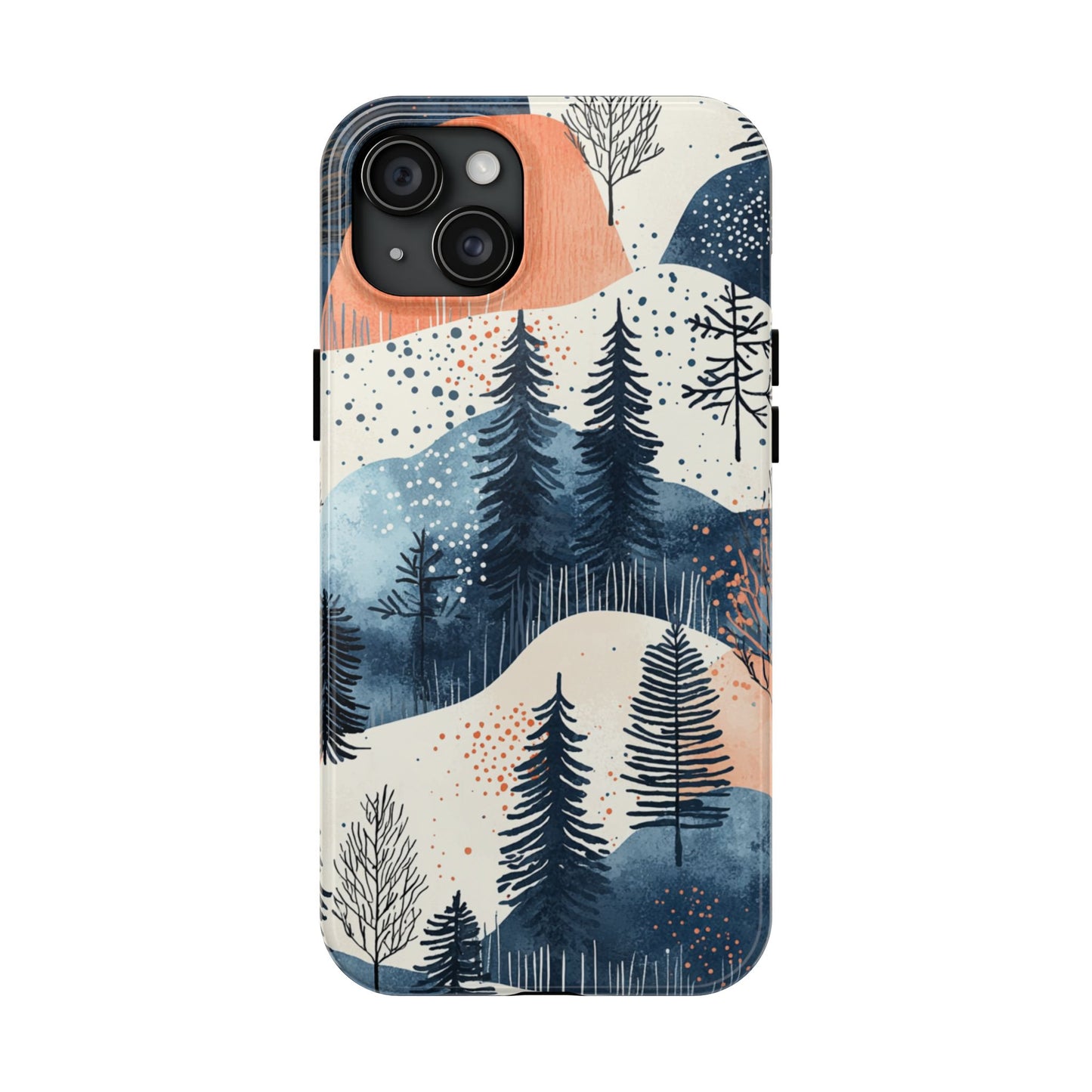 Winter Forest Samsung Galaxy Case | Watercolor Pine Trees