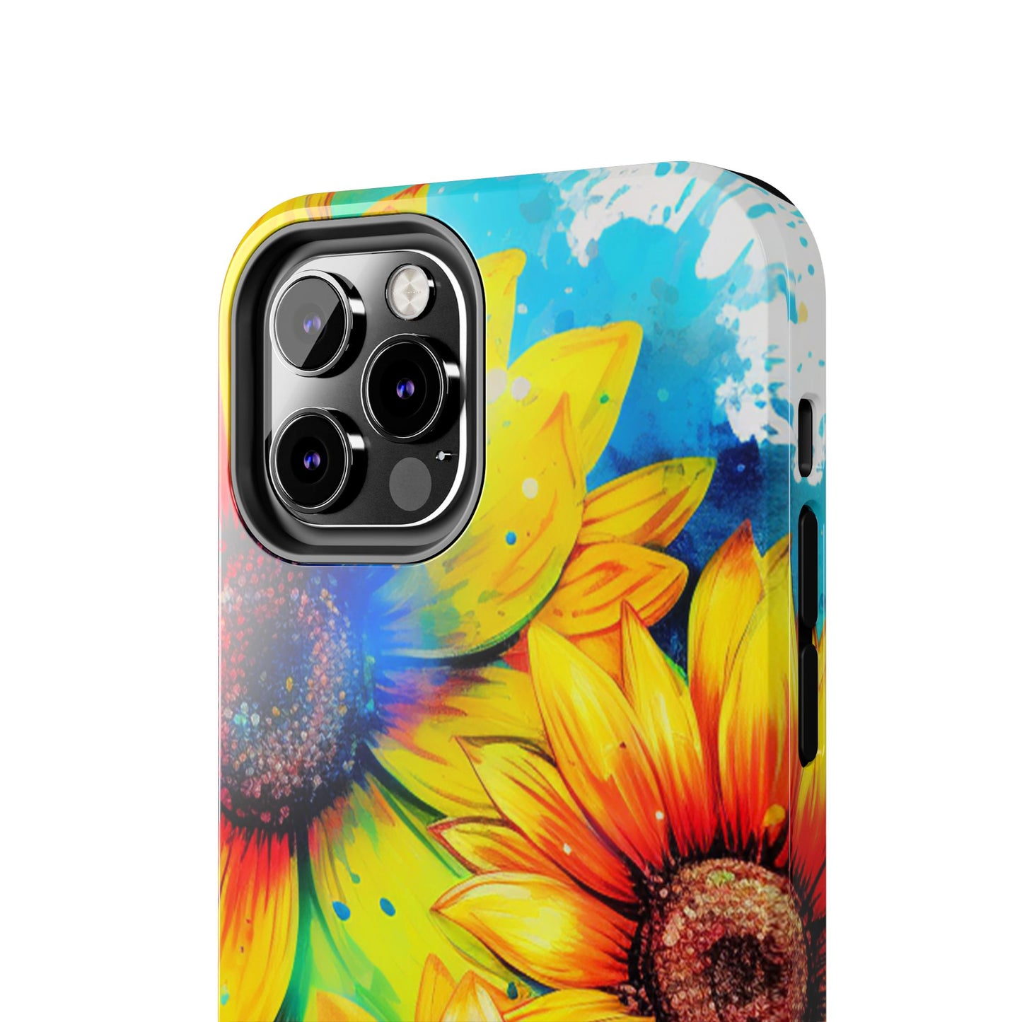 Vibrant Sunflower Splash - iPhone Series Case