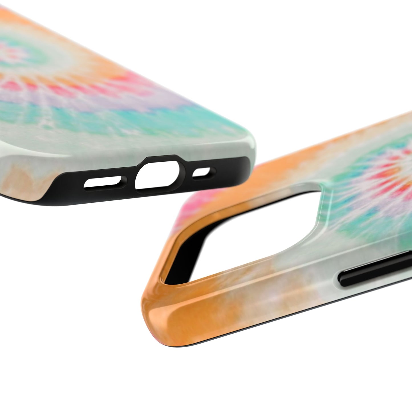 Pastel Swirl Tie-Dye iPhone Case – Soft & Minimalistic Style