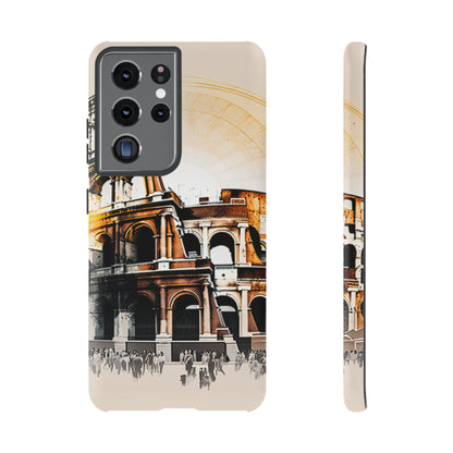 Rome Colosseum Samsung Galaxy Case - Historic Landmark Artwork with Italian Flair