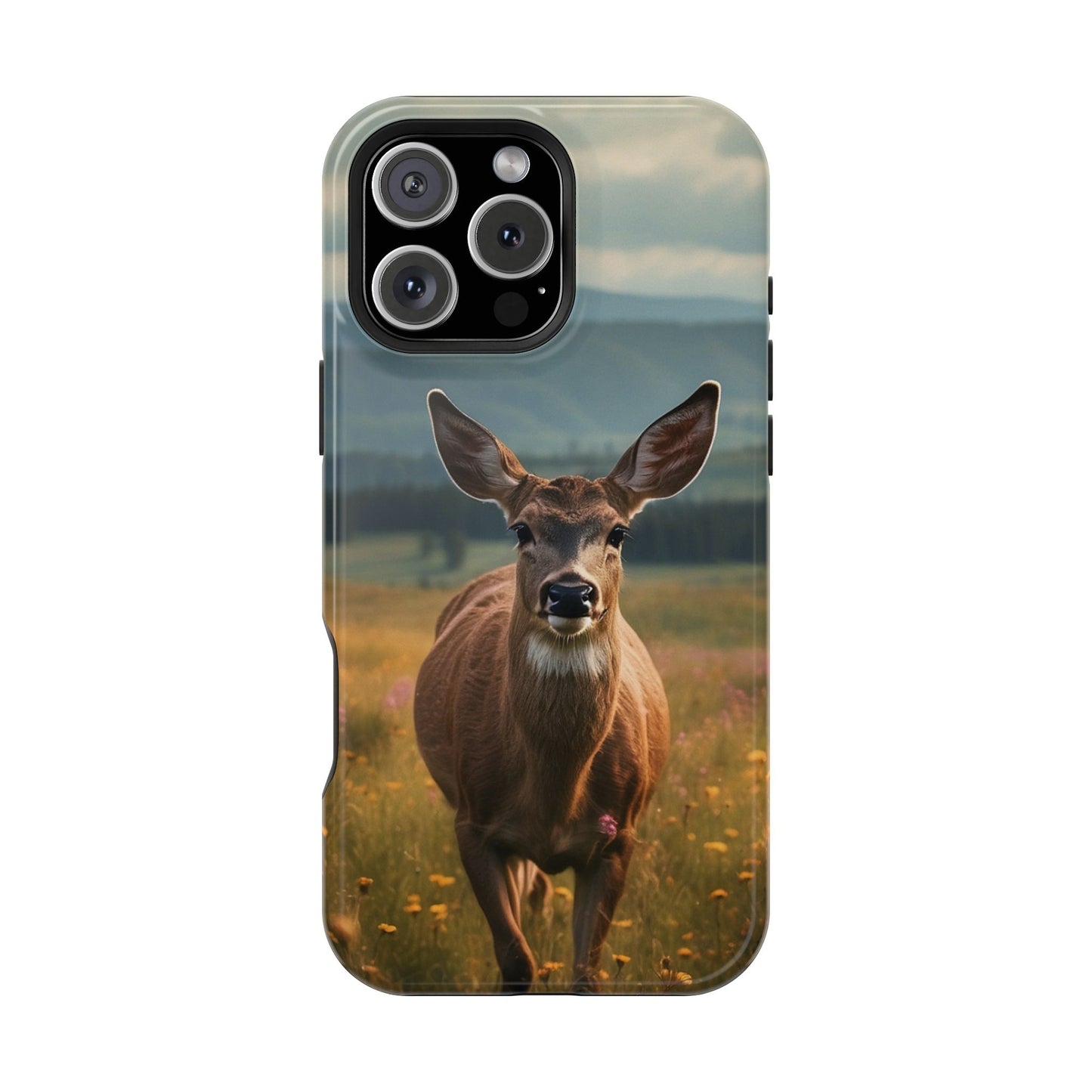 Rustic Meadow Deer – MagSafe iPhone Case