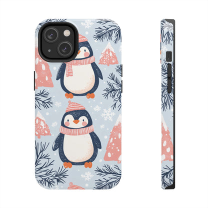 Penguin in Winter Wonderland iPhone Case