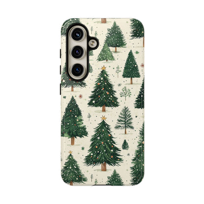 Festive Christmas Tree Forest Pattern – Samsung Galaxy Series Case