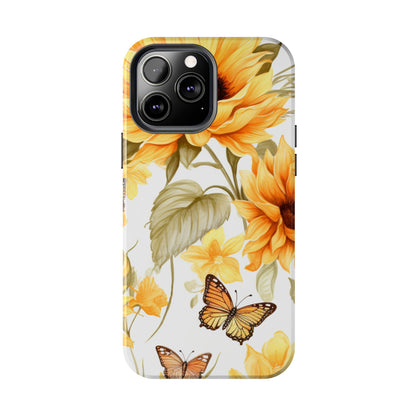 Sunflower & Butterfly Bliss - iPhone Series Case