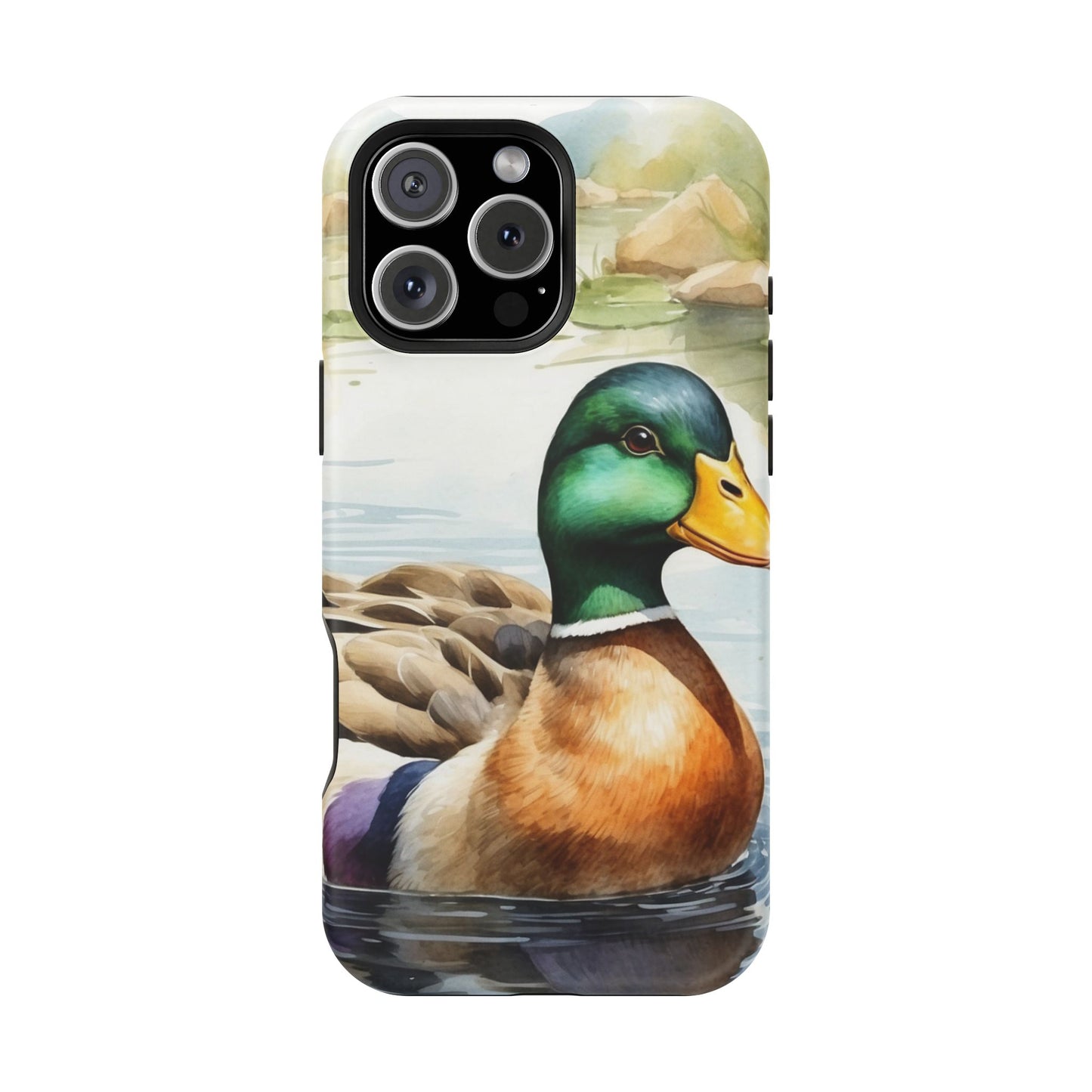 Serene Duck Reflection - MagSafe iPhone Case