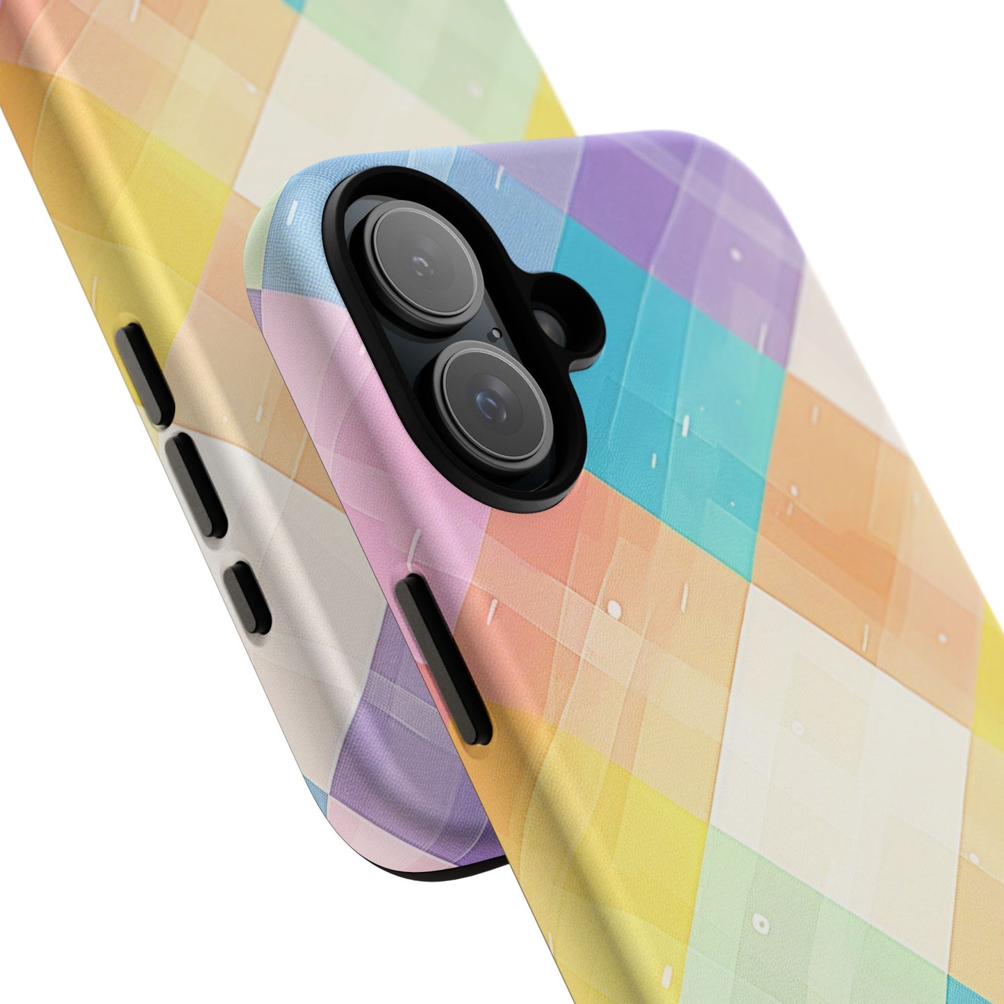 Pastel Plaid Watercolor iPhone Case