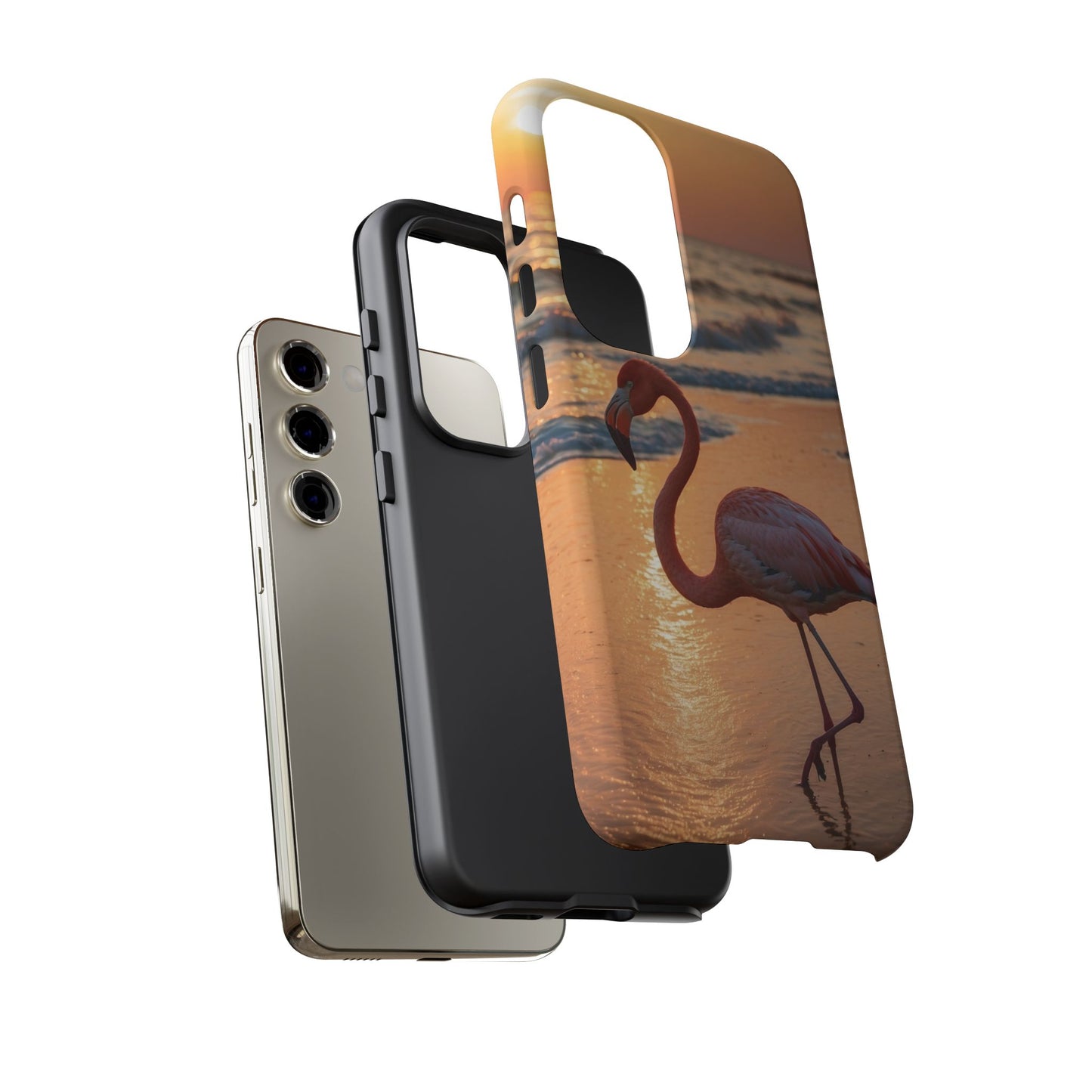 Island Beauty – Flamingo Samsung Galaxy Case