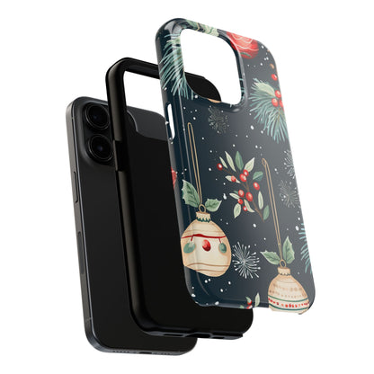 Elegant Christmas Ornaments and Pine - iPhone Series Case