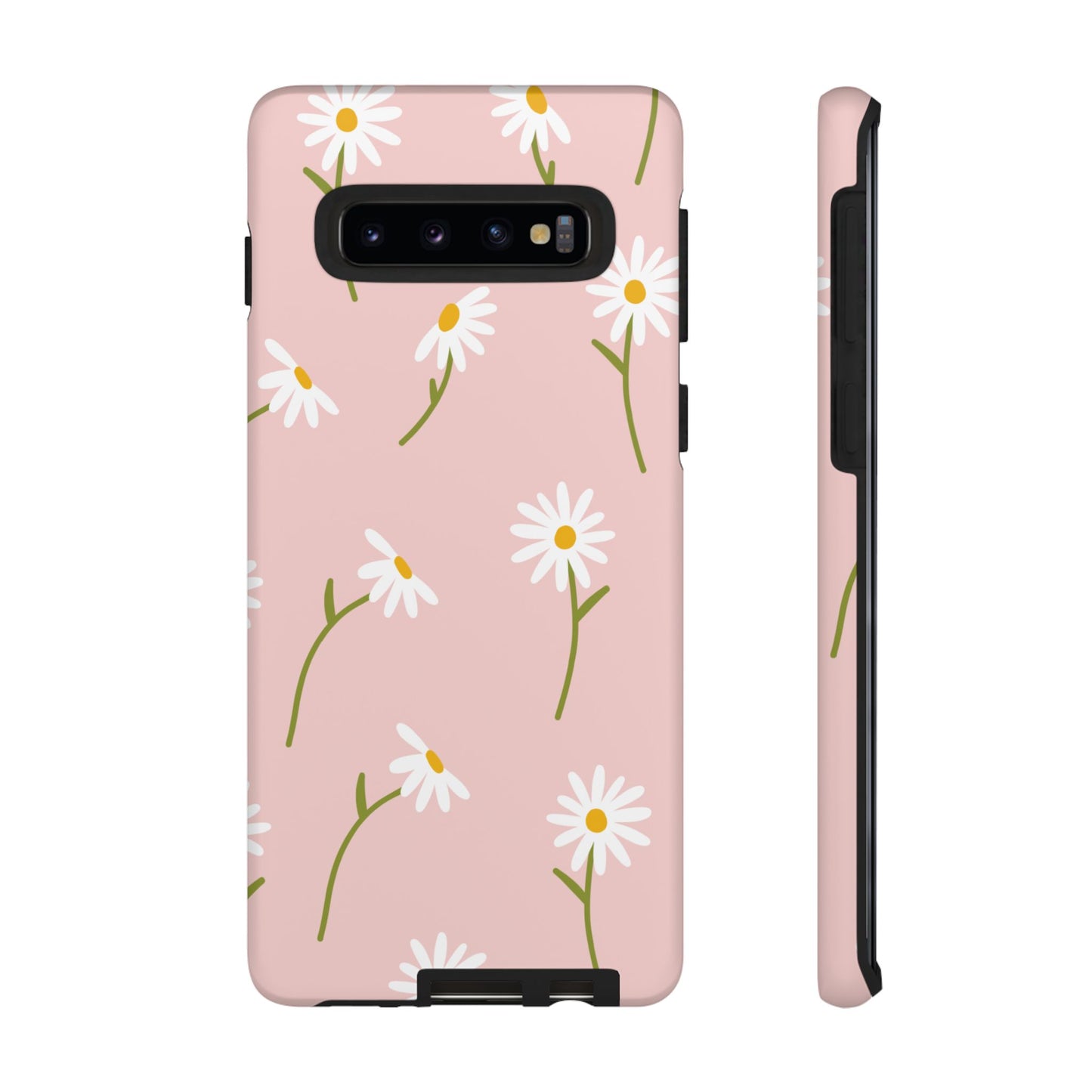 Daisy Delight Tough Samsung Galaxy Case – Cute Floral Design with Dual-Layer Protection