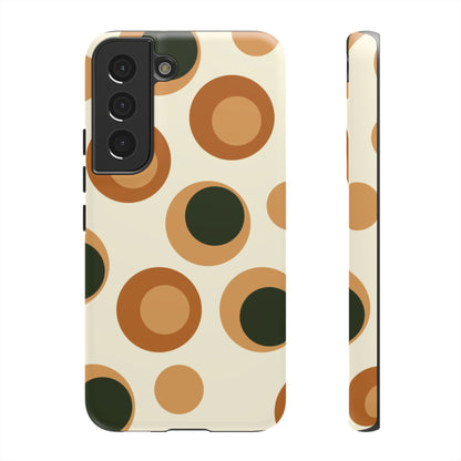 Retro Earthy Circles - Samsung Galaxy Case