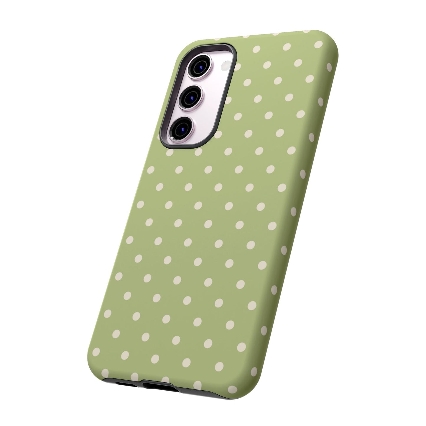 Sage Green Polka Dots – Samsung Galaxy Case