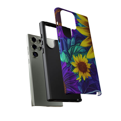 Purple & Gold Sunflower Dream - Samsung Galaxy Series Case