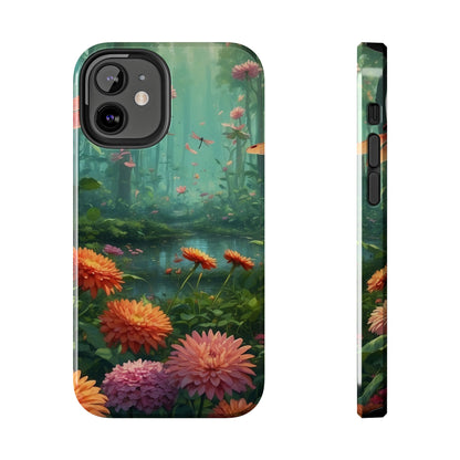 Enchanted Forest Dragonflies & Blossoms – iPhone Series Case