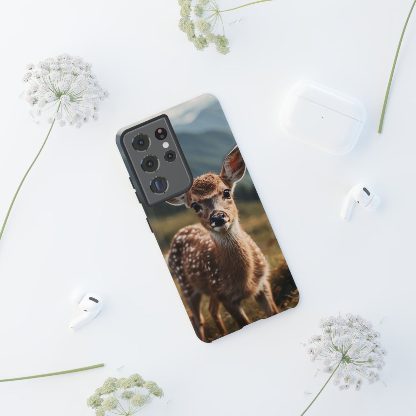 Gentle Fawn in Mountain Meadows Samsung Galaxy Case