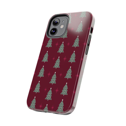 Retro Christmas Tree Pattern – iPhone Series Case