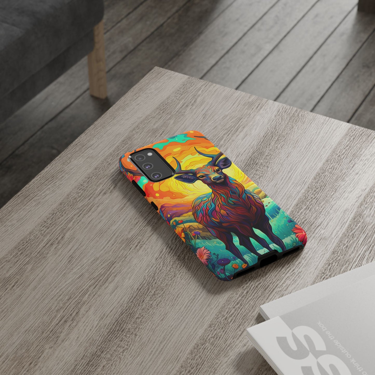 Vibrant Stag in Bloom – Samsung Galaxy Case