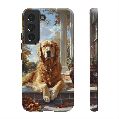 Golden Retriever Autumn Serenity - Samsung Galaxy Series Case