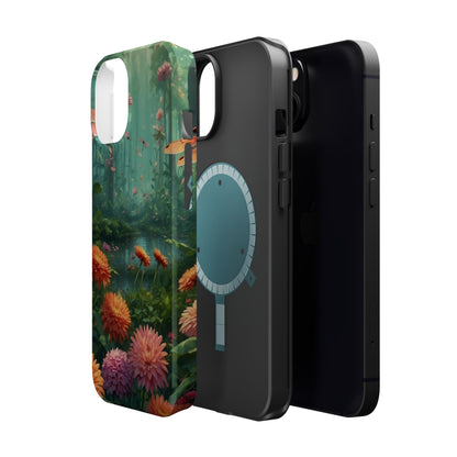 Enchanted Forest Dragonflies & Blossoms – MagSafe iPhone Series Case