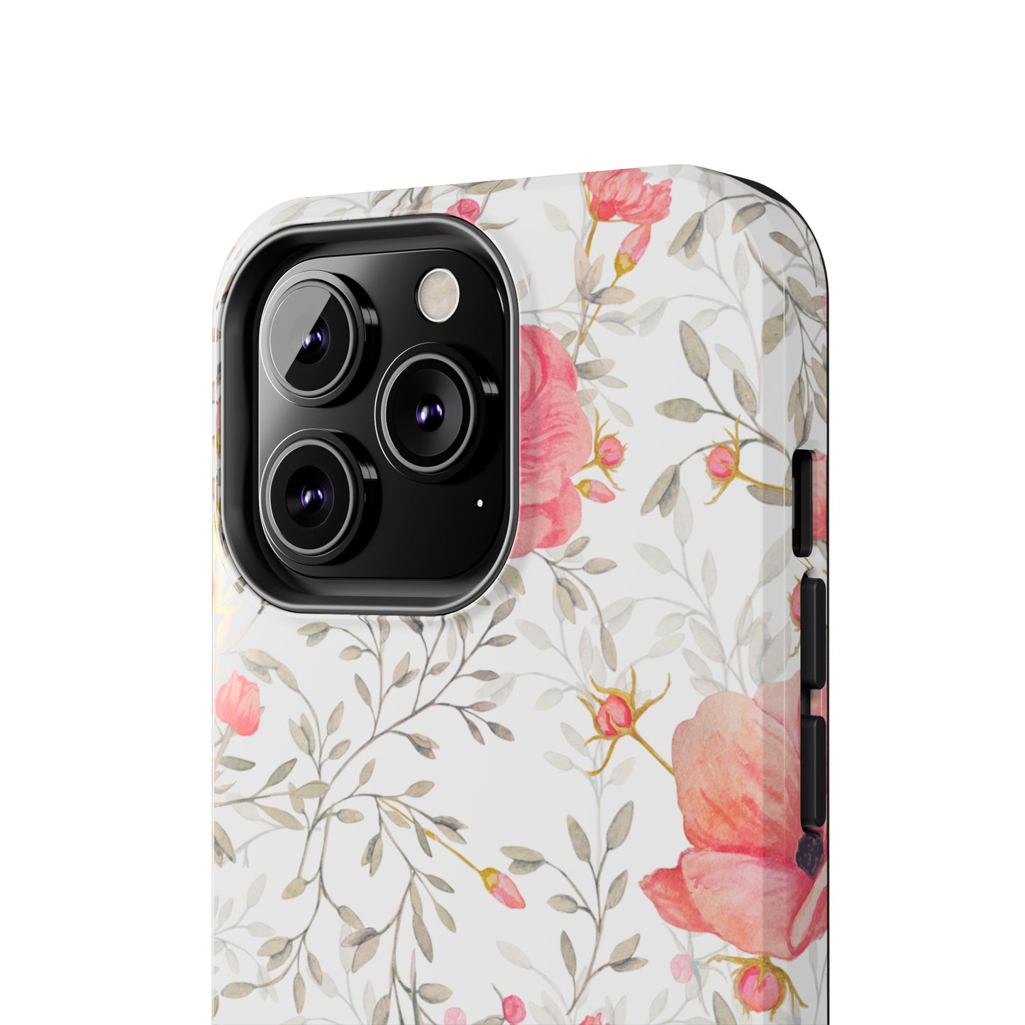 Pink Floral Watercolor iPhone Case – Feminine Poppy Blossom Design