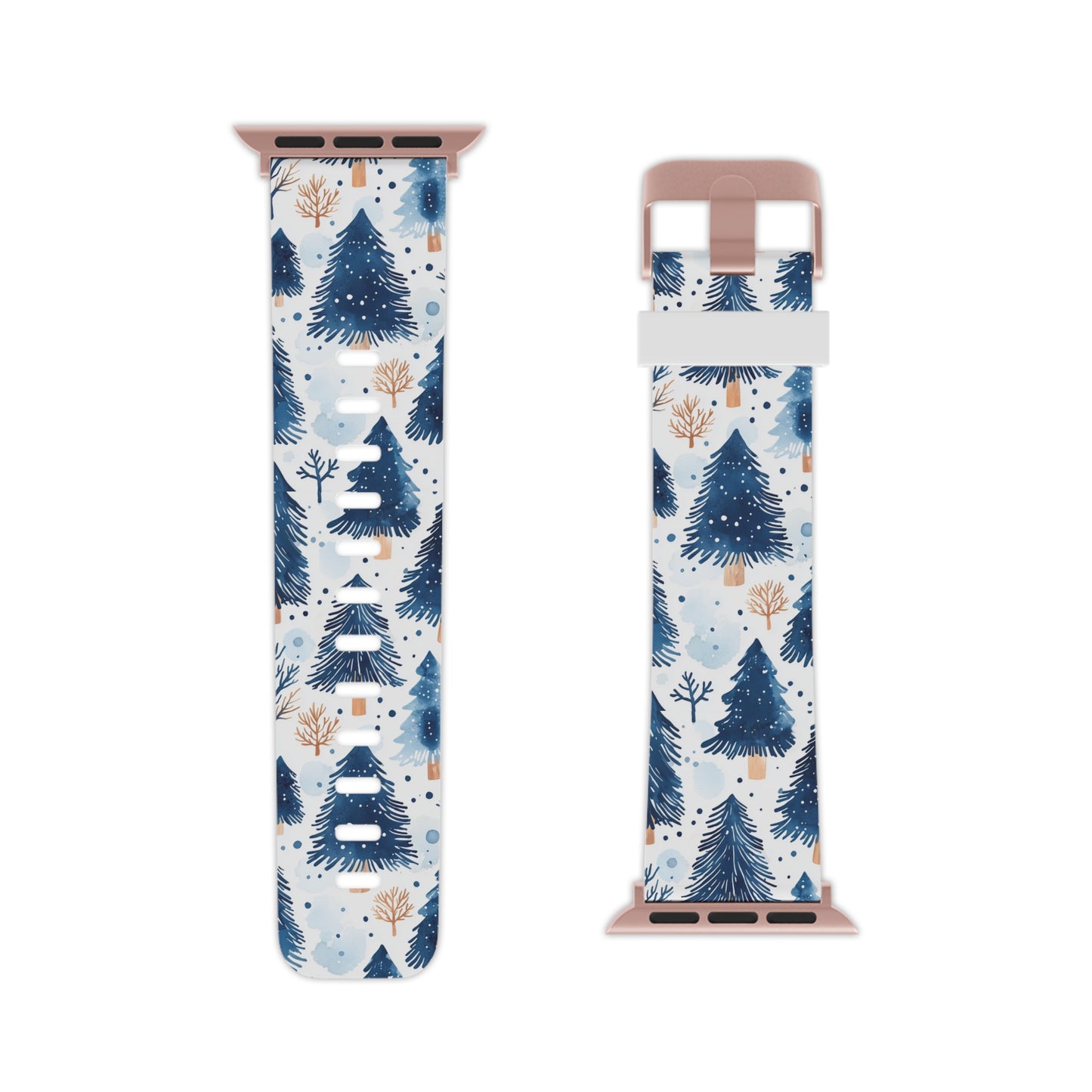 Winter Forest Watercolor Apple Watch Band