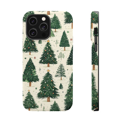 Festive Christmas Tree Forest Pattern – MagSafe iPhone Series Case