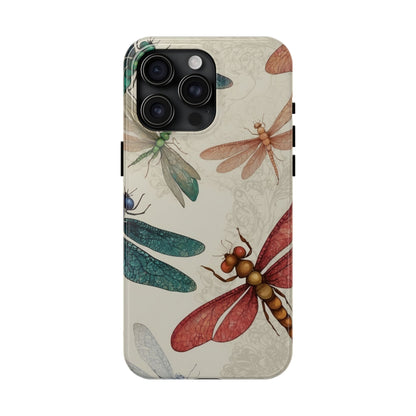 Vintage Dragonfly Garden – iPhone Series Case