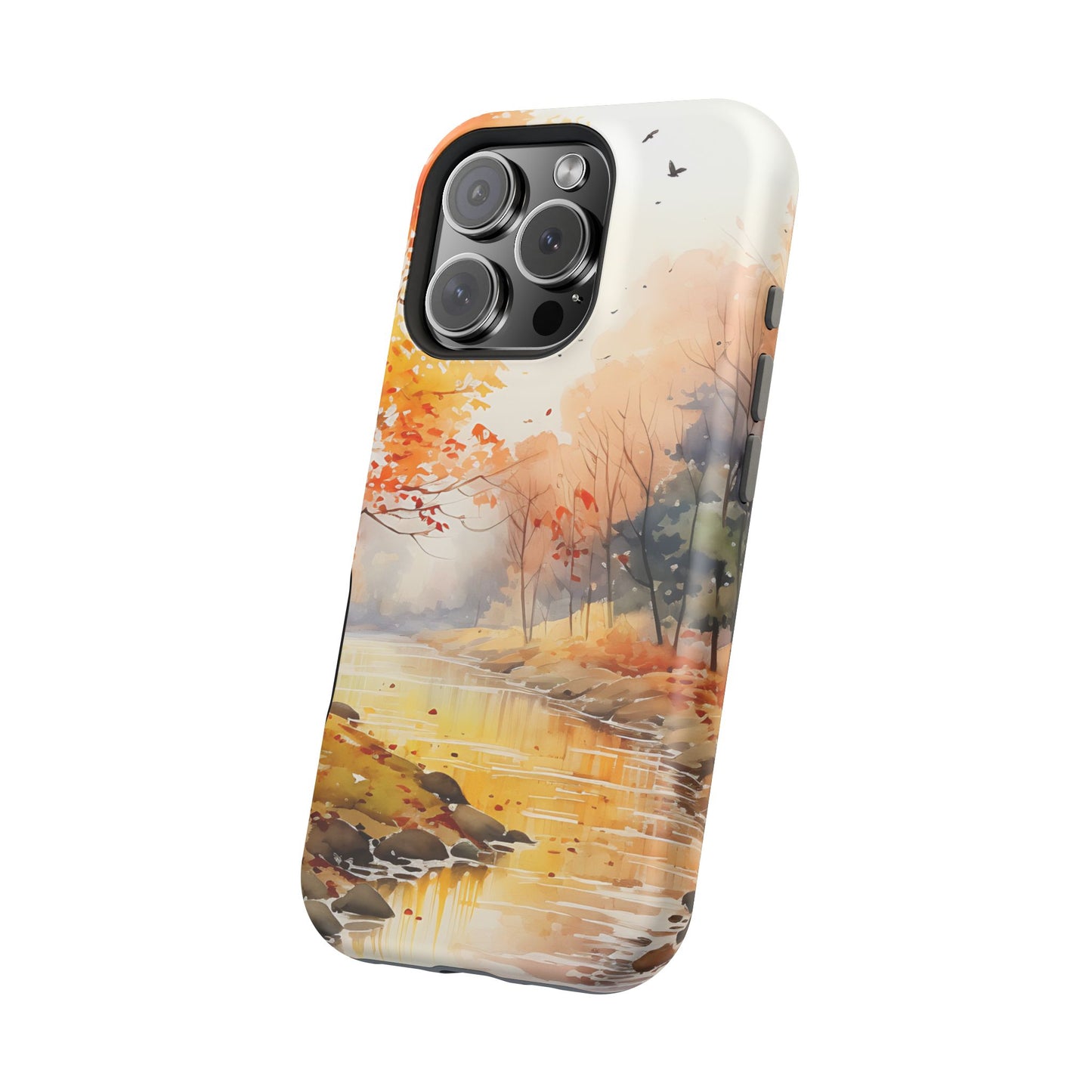 Autumn River Serenity – MagSafe iPhone Case