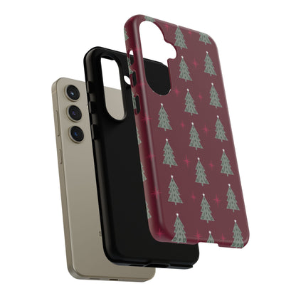 Retro Christmas Tree Pattern – Samsung Galaxy Series Case