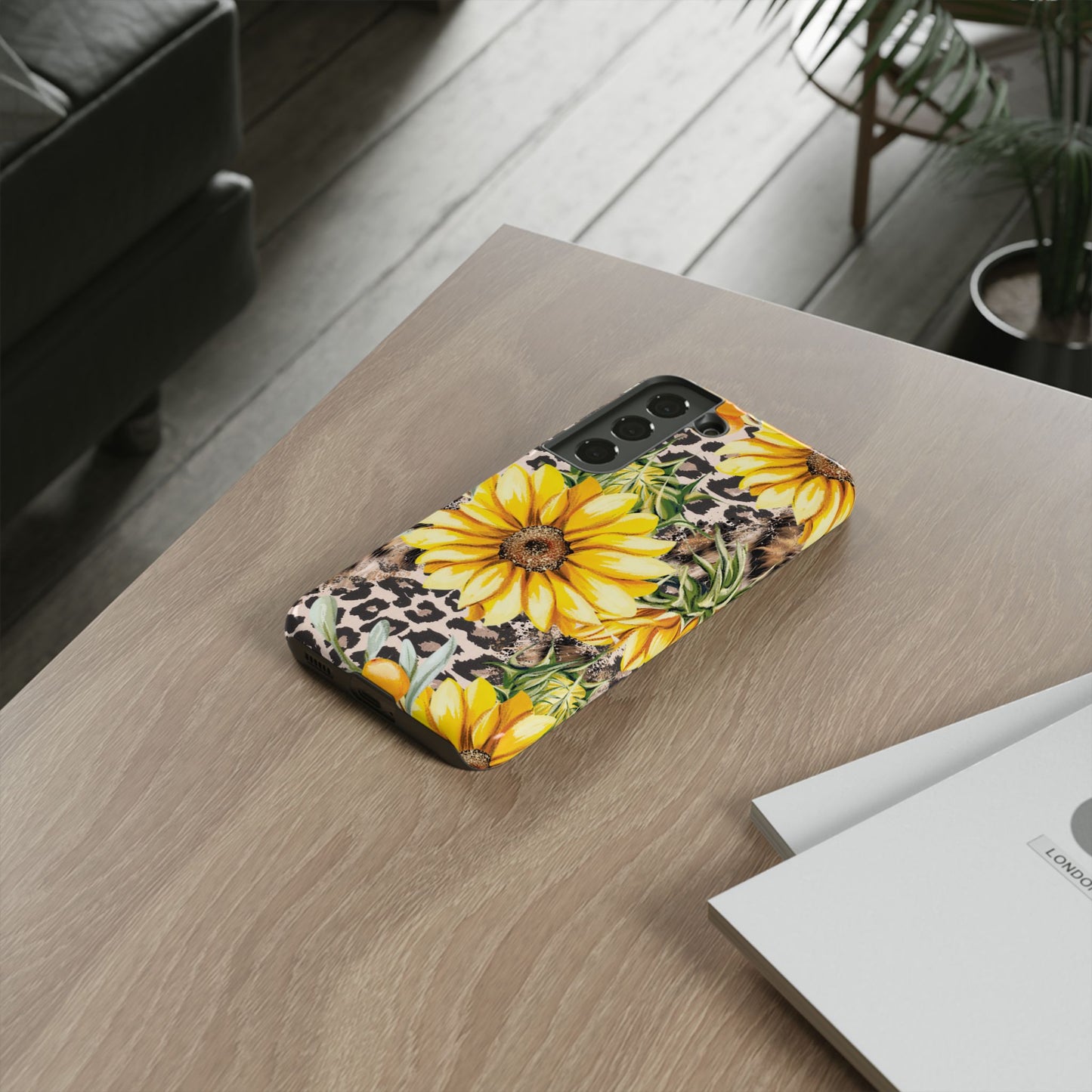 Leopard Sunflower Chic - Samsung Galaxy Series Case