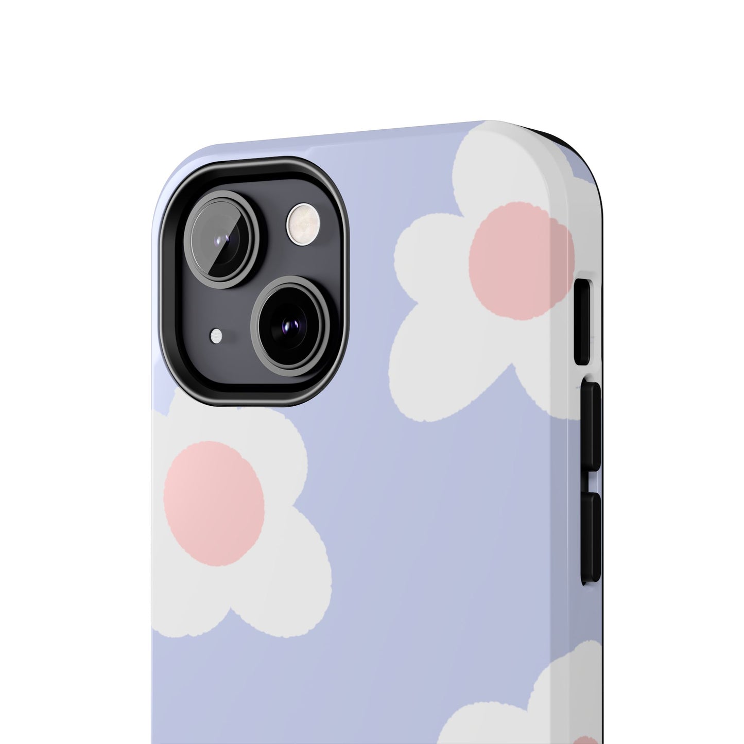 Retro Daisy Pastel Tough iPhone Case – Durable Design with Soft Matte Finish