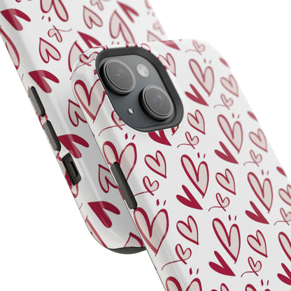 Love Scribbles MagSafe iPhone Case