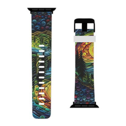 Radiant Forest Sunset Apple Watch Band