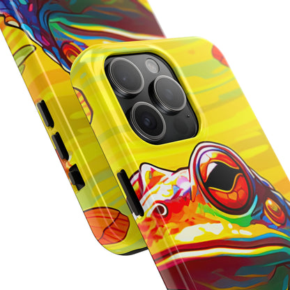 Vibrant Rainbow Frog Design – iPhone Series Case