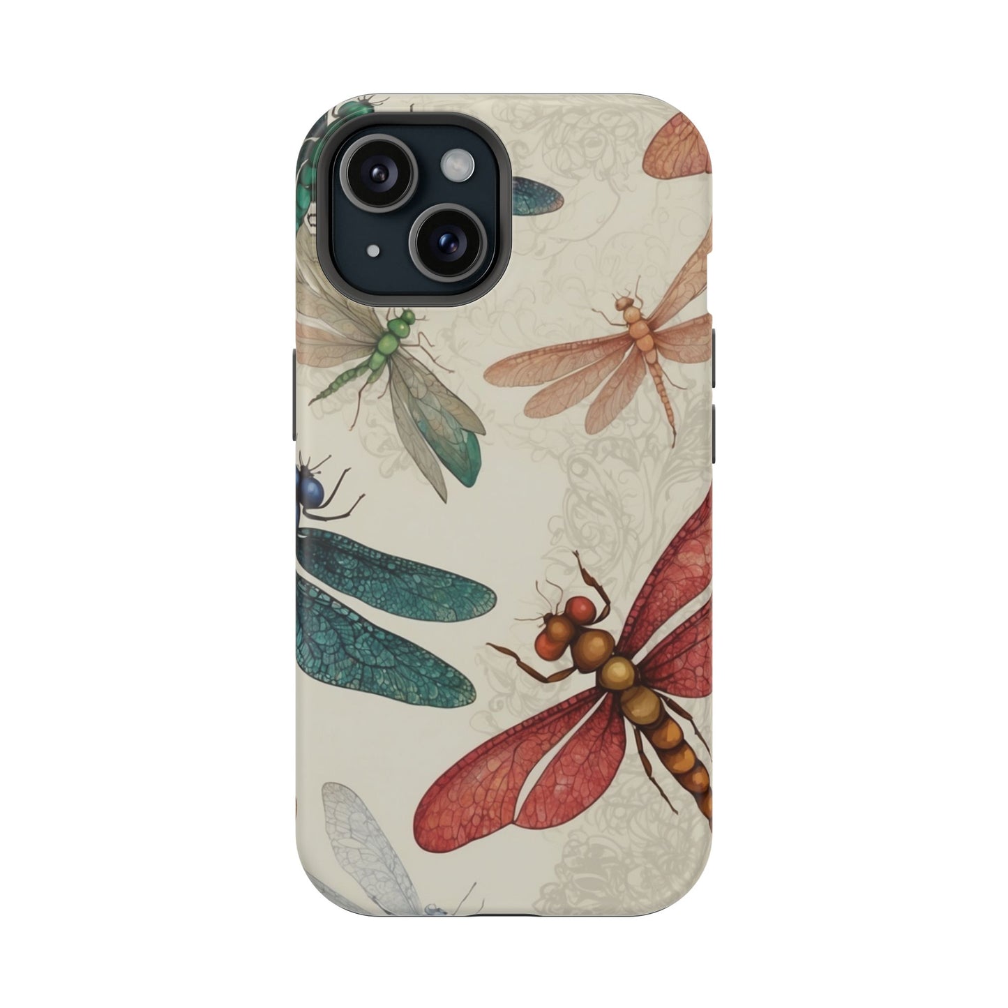 Vintage Dragonfly Garden – MagSafe iPhone Series Case