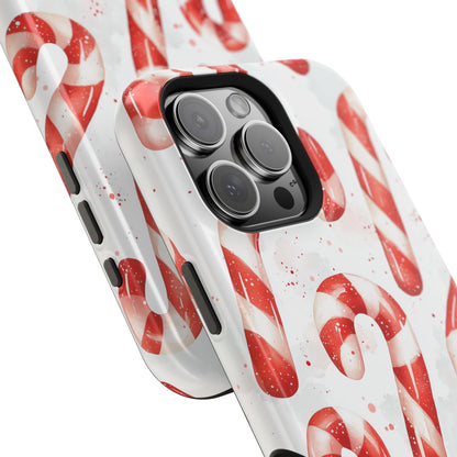 Festive Candy Cane Delight - MagSafe iPhone Series Case