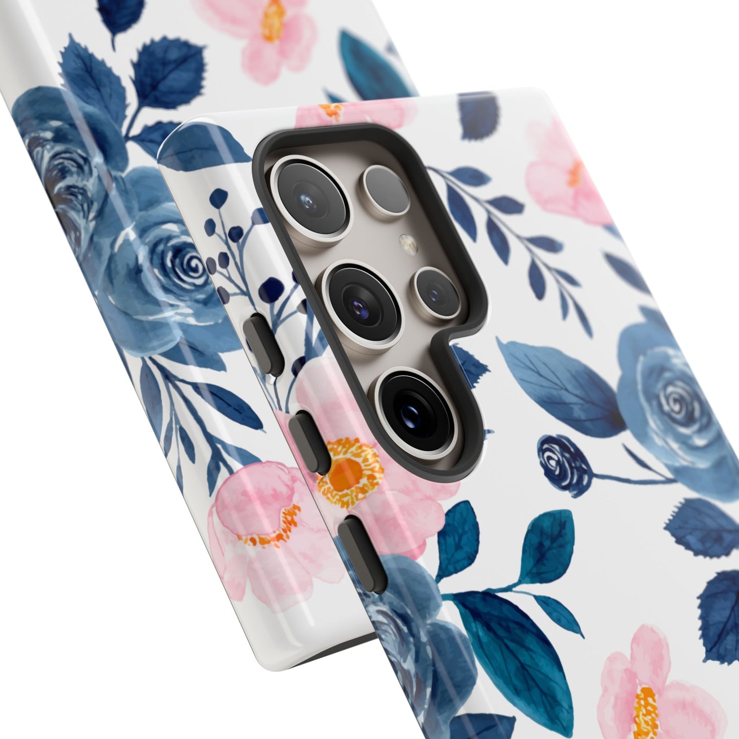 Pastel Garden Charm – Samsung Galaxy Case with Delicate Floral Design