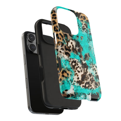 Aqua Splash Leopard - iPhone Series Case